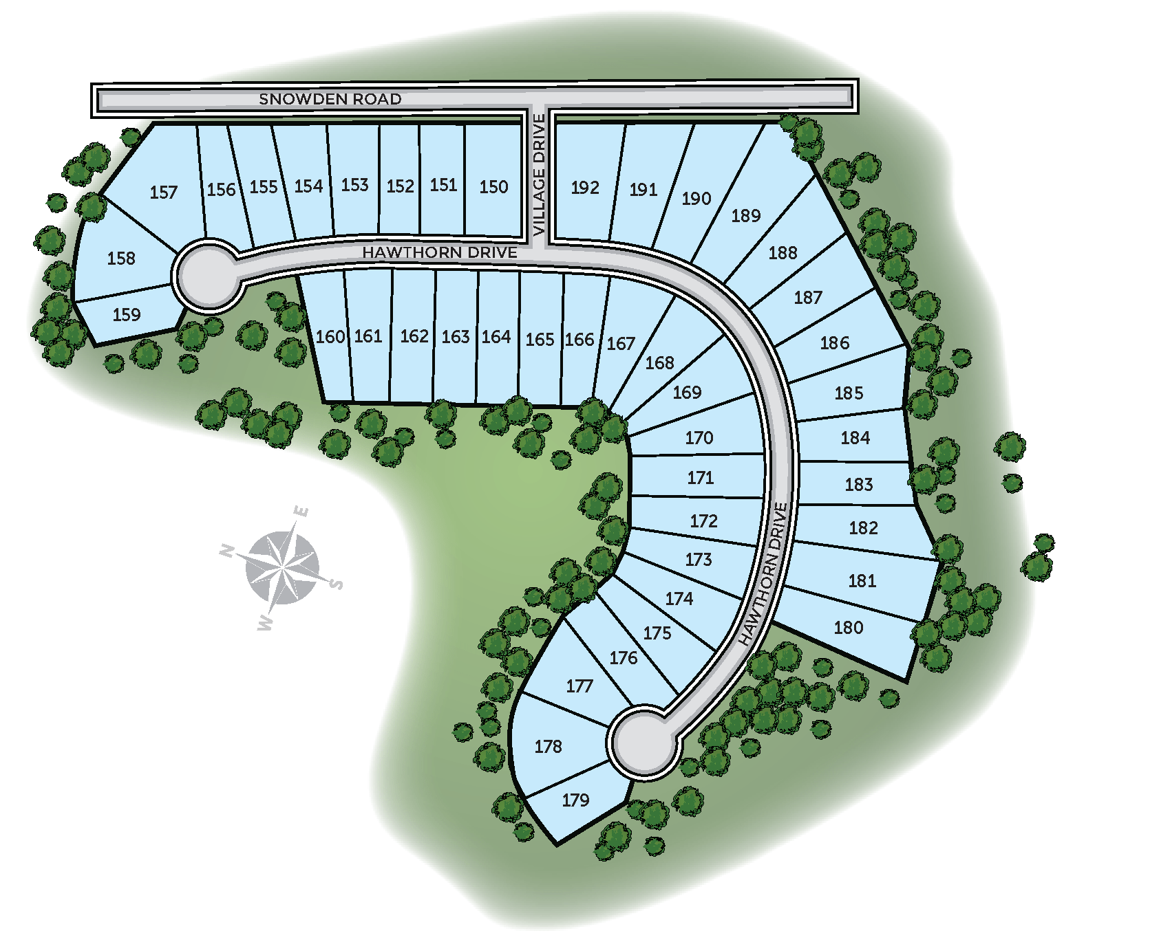 Villas Of South Park 1 Phase Plot Map
