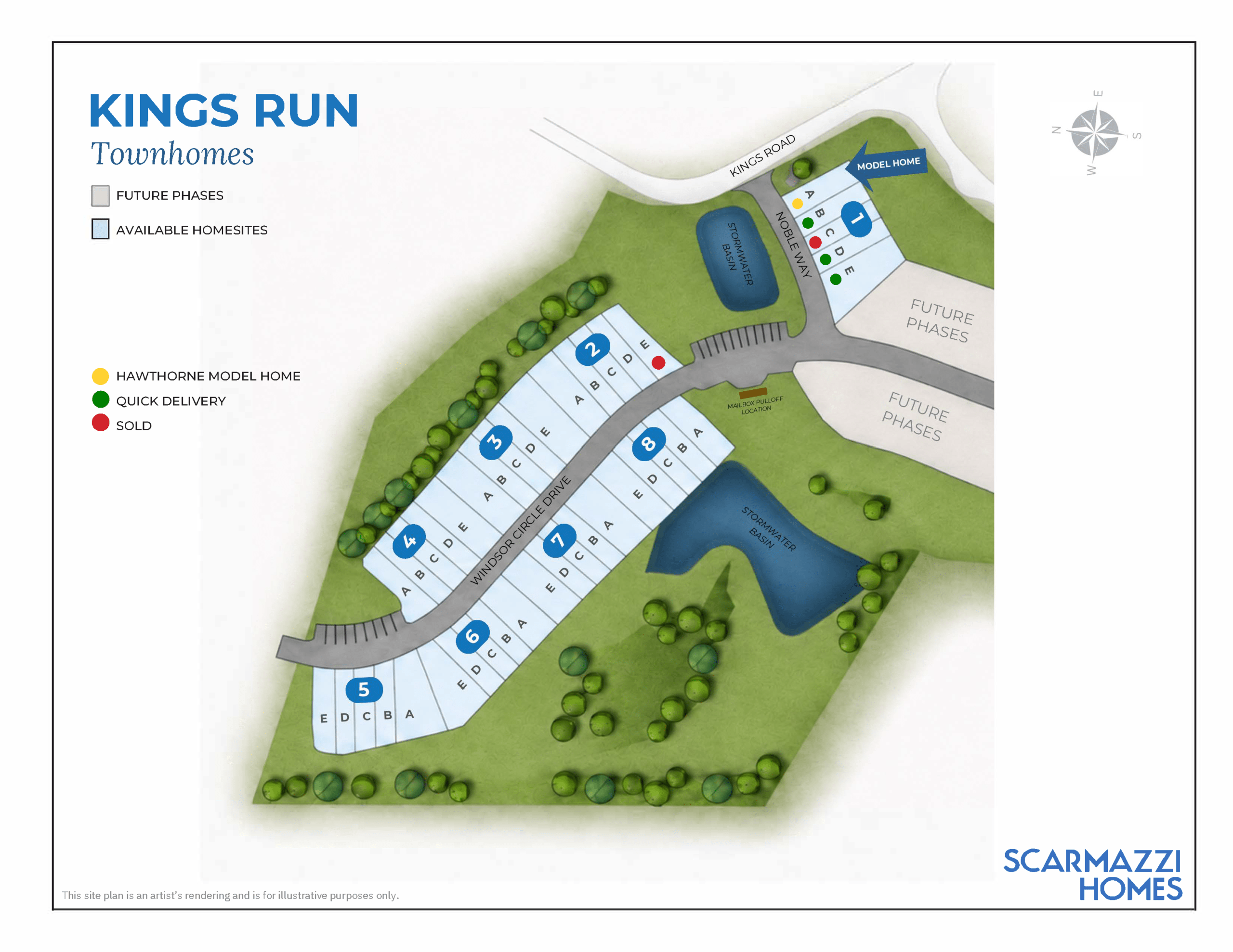 Macaw Kings Run Phase 1 Plot Map