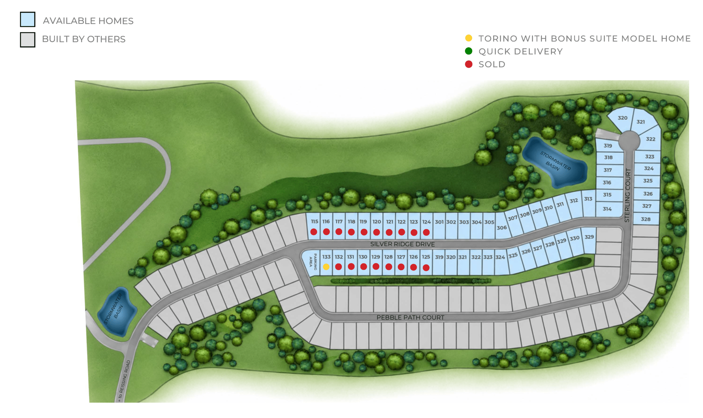 Silver Creek All Phase Sold Map