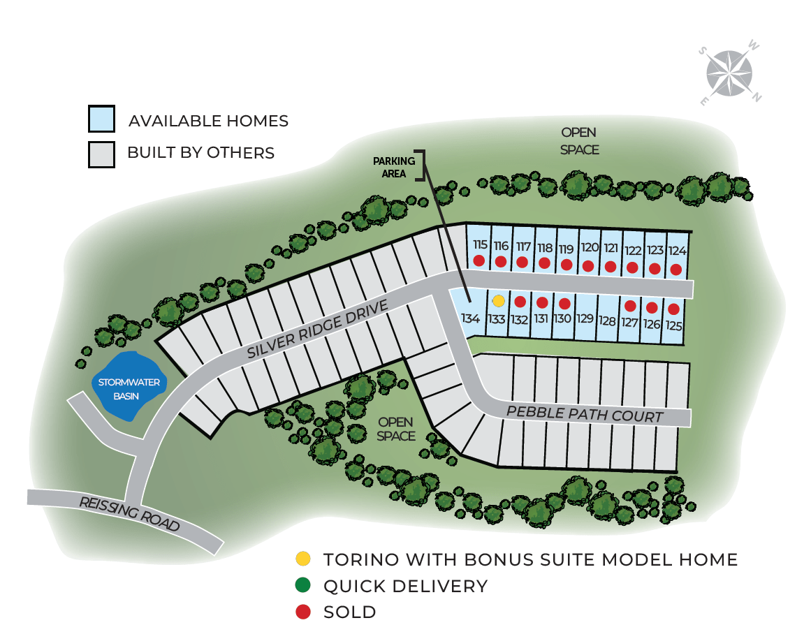 Silver Creek Plot Map July 6