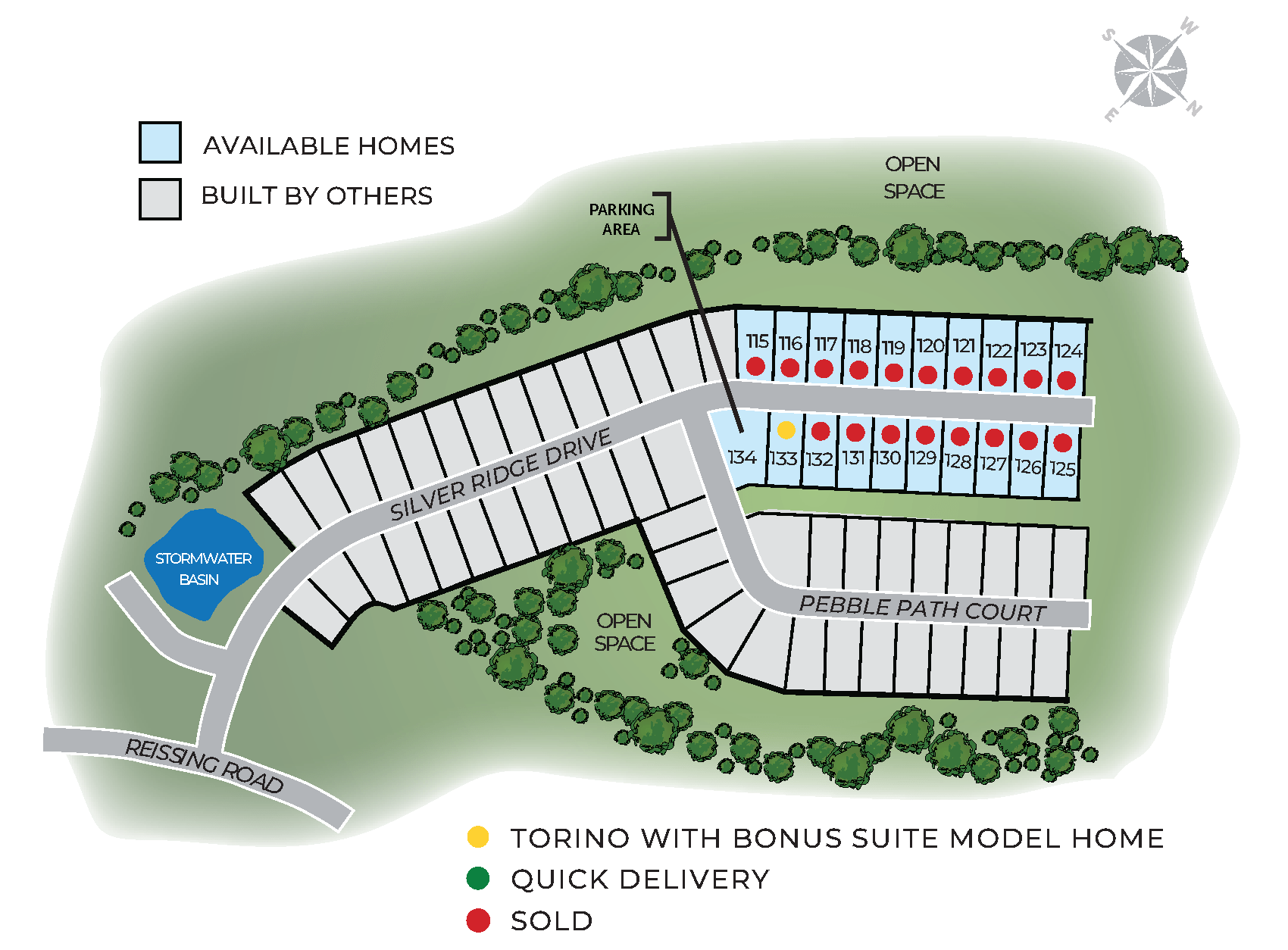 Silver Creek Sold Map