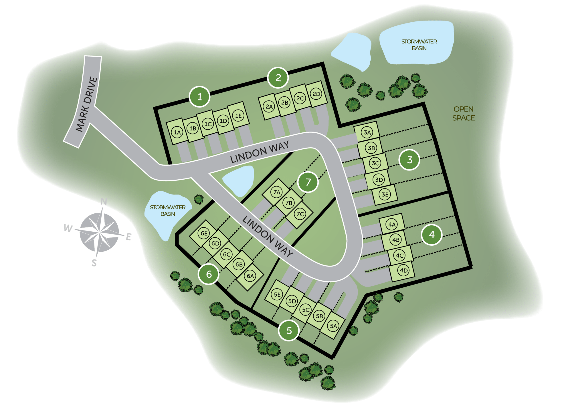 Salem Ridge Plot Map